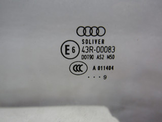 стекло двери передней левой Audi A6 4F/C6 [рестайлинг] 2009