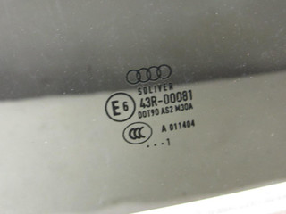 стекло двери задней левой Audi A6 4F/C6 [рестайлинг] 2011, универсал
