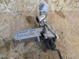 охладитель EGR / Радиатор EGR Audi Q7 4L [рестайлинг] 2012, 4.2 л., дизель, 057131515G