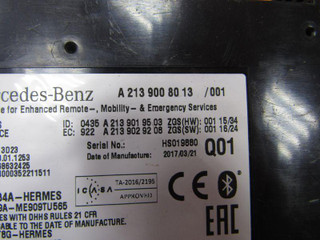блок управления (другие) Mercedes-Benz A-Класс W176 2012, 2139008013