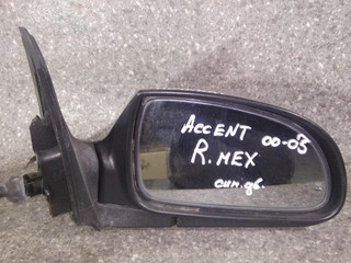 зеркало наружное правое Hyundai Accent 2 поколение (LC) [рестайлинг] 2002