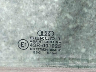 стекло двери задней левой Audi 100 4A/C4 1993