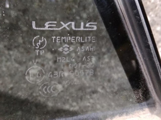 стекло двери задней левой Lexus RX 2 поколение 2006