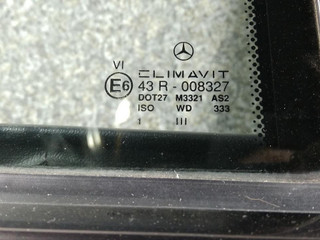 стекло двери задней правой Mercedes-Benz S-Класс W140/C140 1993