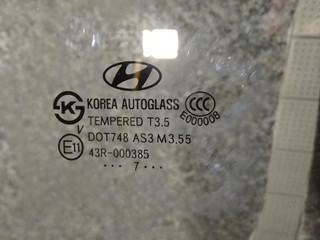 стекло двери задней правой Hyundai Santa Fe 2 поколение (CM) [рестайлинг] 2009