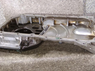 масляный поддон Nissan Primera P11 (1996 - 2000), 2.0 л., i, SR20DE, бензин