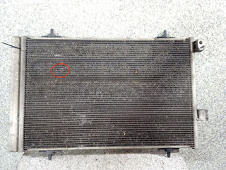 радиатор кондиционера Citroen C5 2 поколение 2012, 2.0 л., HDi, дизель, МКПП, седан, 9683011280