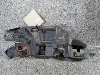 Крепление бампера переднего Peugeot 307 1 поколение [рестайлинг] (2005 - 2008), 1.6 л., бензин, хетчбэк 5 дв., 9653426980
