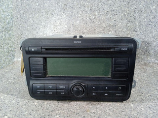 магнитола Skoda Roomster 1 поколение 2008, 1.9 л., TDi, дизель, МКПП, 5J0035161