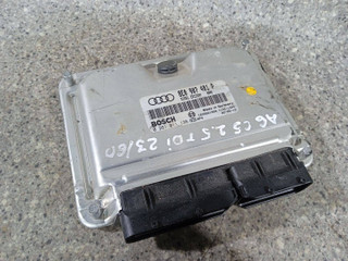 блок управления двигателем Audi A6 4B/C5 [рестайлинг] 2003, 2.5 л., TDi, BFC, дизель, МКПП, 0281011136, 8E0907401P