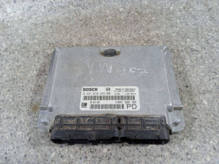 блок управления двигателем Opel Zafira 1 поколение (A) (1999 - 2003), 2.0 л., DTi, дизель, 0281010268