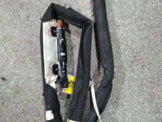 подушка безопасности боковая (шторка) Renault Scenic 3 поколение (2009 - 2012), 985P10681R, 6667A2527