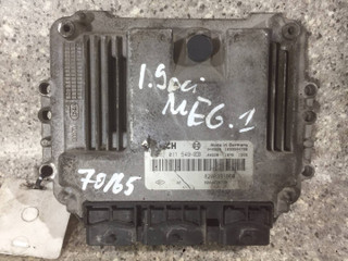 блок управления двигателем Renault Megane 2 поколение (2002 - 2006), 1.9 л., DCi, F9Q 800, дизель, 8200391966, 0281011549