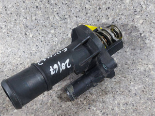 корпус термостата Ford Focus 2 поколение (2004 - 2008), 1.8 л., Q7DA, бензин, МКПП, 4M5G-EF