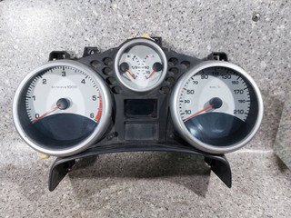 щиток приборов (приборная панель) Peugeot 207 1 поколение (2006 - 2009), HDi, дизель, МКПП, 9662904780