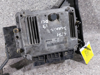 блок управления двигателем Renault Scenic 2 поколение (2003 - 2006), 1.9 л., DCi, F9Q 812, дизель, МКПП, 8200391966, 0281011549, 8200370779