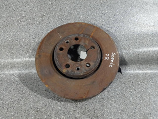 диск тормозной передний Renault Scenic 3 поколение (2009 - 2012), 1.5 л., дизель