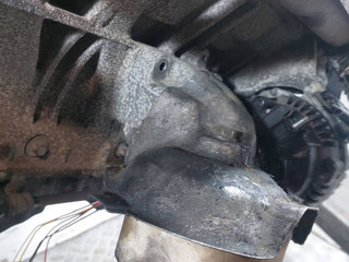 кронштейн двигателя Mercedes-Benz E-Класс W211/S211 [рестайлинг] (2006 - 2009), 3.0 л., CDi, OM 642.920, дизель, АКПП, задний привод