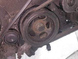 шкив коленвала Mercedes-Benz E-Класс W211/S211 [рестайлинг] (2006 - 2009), 3.0 л., CDi, OM 642.920, дизель, АКПП, задний привод