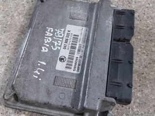 блок управления двигателем Skoda Fabia 1 поколение (6Y) (1999 - 2004), 1.4 л., MPI, AZF, бензин, 5МКПП, 047906033K, 5WP40177