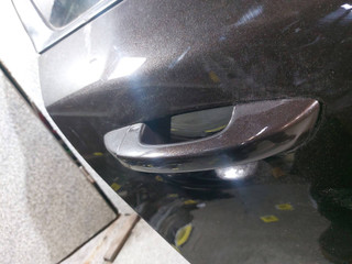 ручка наружная задняя правая Skoda Superb 2 поколение [рестайлинг] (2013 - 2015), лифтбэк