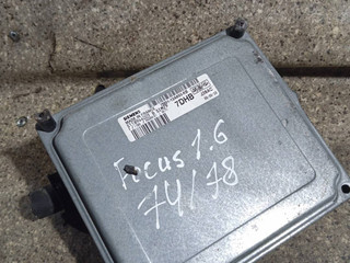 блок управления двигателем Ford Focus 2 поколение (2004 - 2008), 1.6 л., i, HXDA, бензин, 5МКПП, 7M51-12A650-KB, S118944055B