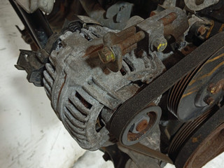 генератор Mitsubishi Lancer 9 поколение (2003 - 2010), 1.6 л., i, 4G18, бензин, АКПП, передний привод, 0986042680, 0986XA5499