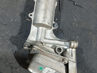 корпус масляного фильтра Mercedes-Benz C-Класс W203/S203/CL203 (2000 - 2004), 1.8 л., Ti, M 271.946, бензин, АКПП, A2711800610, A2711880001