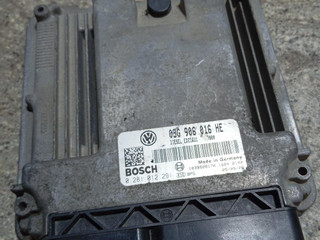 блок управления двигателем SEAT Altea 1 поколение (2004 - 2009), 2.0 л., TDi, BKD, дизель, 03G906016HE, 0281012291