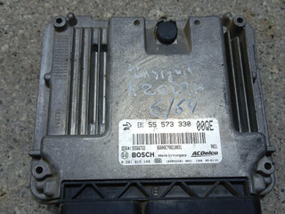 блок управления двигателем Opel Insignia 1 поколение (A) (2008 - 2014), 2.0 л., CDTi, A 20 DTH, дизель, МКПП, 55573330, 0281015149, 55566722