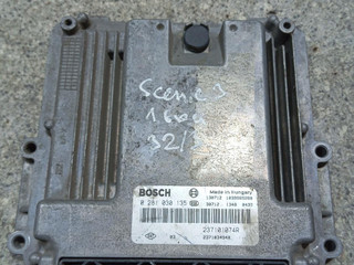 блок управления двигателем Renault Scenic 3 поколение [рестайлинг] (2012 - 2013), 1.6 л., DCi, дизель, 0281030135, 237101074R
