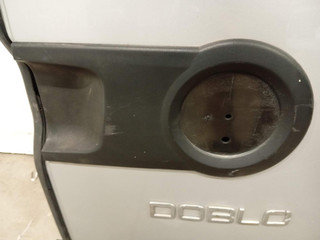 накладка подсветки номера Fiat Doblo 2 поколение (2010 - 2015), 1.3 л., дизель