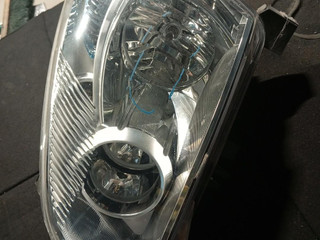 фара левая Nissan Qashqai 1 поколение (2006 - 2010), 1EF238042, 26060JD90A