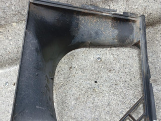 воздуховод интеркулера Volkswagen Touareg 1 поколение (2002 - 2007), 2.5 л., дизель, 7L0117339