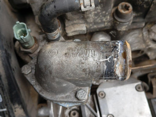 корпус термостата Opel Astra G (1998 - 2009), 1.7 л., X 17 DTL, дизель, МКПП
