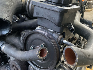 насос гидроусилителя руля BMW X5 E53 2002, 3.0 л., M57 D30 (306D1), дизель, АКПП