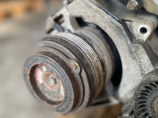 компрессор кондиционера Land Rover Range Rover 3 поколение 2004, 4.4 л., M62 B44, бензин, АКПП, 10S17C