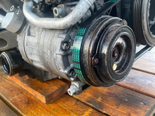 компрессор кондиционера BMW X3 E83 2006, 3.0 л., M57 D30 (306D3), дизель, АКПП, 7SBU16C, 6915388, 64526915388