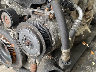компрессор кондиционера Mercedes-Benz E-Класс W211/S211 2004, 3.2 л., OM 648.961, дизель, АКПП, 7SEU17C, A0012305611
