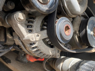 генератор Land Rover Range Rover 4 поколение 2013, 3.0 л., 306DT, дизель, АКПП, AH22-10300-AB
