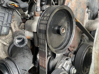 насос гидроусилителя руля Ford Transit 7 поколение 2010, 2.4 л., H9FB, дизель, МКПП