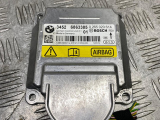 блок AirBag BMW 3 серия F30/F31/F34 [рестайлинг] F30 2015, 2.0 л., N47 D20 C, дизель, МКПП, estoril blau (b45), седан, полный привод, правый руль, 34526863385, 6863385