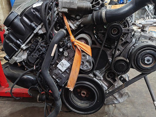 двигатель BMW X3 F25 2013, 3.5 л., бензин, АКПП, черный, внедорожник 5 дв., полный привод, N55B30, N55B30A, 11002249015