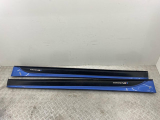 накладка на порог BMW 3 серия F30/F31/F34 [рестайлинг] F30 2015, 2.0 л., N47 D20 C, дизель, МКПП, estoril blau (b45), седан, полный привод, правый руль, 8051272, 8051271, 51778051272, 51778051271