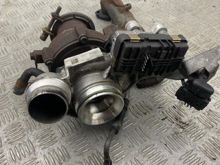турбина BMW 3 серия F30/F31/F34 [рестайлинг] F30 2015, 2.0 л., N47 D20 C, дизель, МКПП, estoril blau (b45), седан, полный привод, правый руль