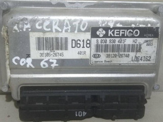 блок управления двигателем Kia Cerato 1 поколение 2004, 1.6 л., i, бензин, 3912026740, 9030930401F