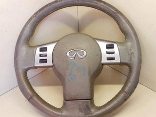 руль Infiniti FX35 1 поколение 2004, 3.5 л., i, VQ35DE, бензин, АКПП, белый, внедорожник 5 дв., полный привод, 48430CG011