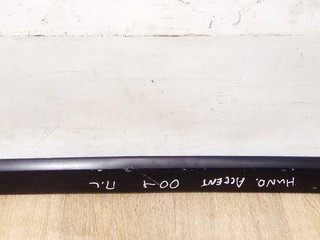 молдинг двери передней левой Hyundai Accent 2 поколение (LC) [рестайлинг] 2002, 87721-25500
