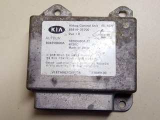 блок AirBag Kia Sorento 1 поколение 2004, 2.5 л., CRDi, D4CB, дизель, МКПП, серебристый, внедорожник 5 дв., полный подключаемый привод, 959103E700, 33285000A42, 604558600A