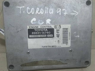 блок управления двигателем Toyota Corolla 8 поколение (E110) 1998, 1.3 л., i, бензин, 89661-1A760